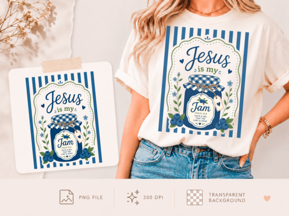 Download Jesus is My Jam Blueberry PNG - Blueberry Collection