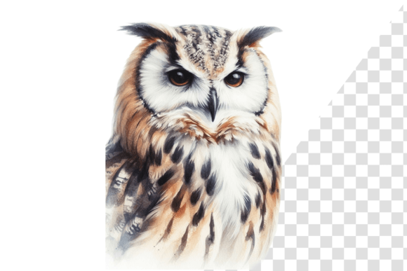 Download Wise Owl Reflections Watercolor Art - Wise owl Collection