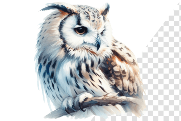 Download Wise Owl Reflections Watercolor Art - Wise owl Collection