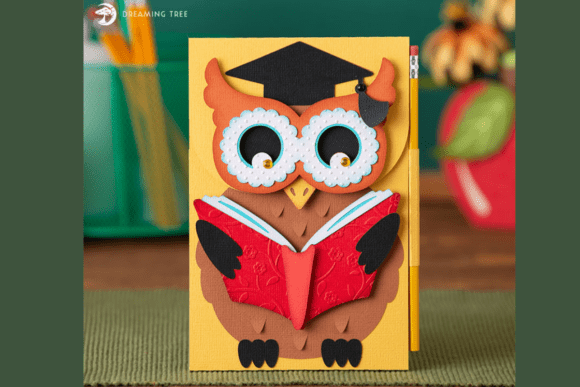 Download Wise Owl Writing Pad SVG - Wise owl Collection
